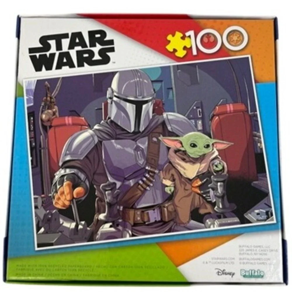 Buffalo Games Star Wars Mandalorian Grogu 100 Piece Jigsaw Puzzle‎ Disney